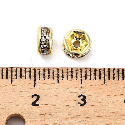 316 Surgical Stainless Steel Rhinestone Spacer Beads STAS-L285-001G-01-1-1