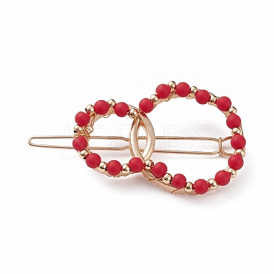 Alloy Hollow Hair Barrettes PHAR-JH00067-04-1