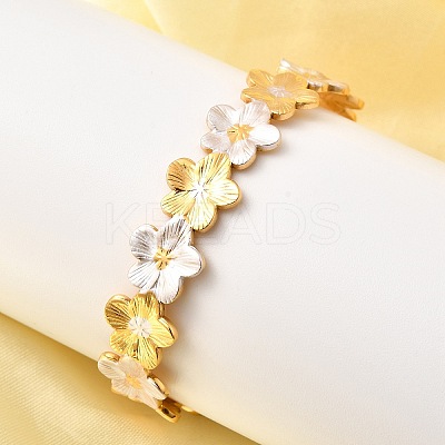 304 Stainless Steel Cuff Bangles for Women BJEW-F509-03C-G-1