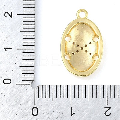 Cross Theme Real 18K Gold Plated Brass Micro Pave Clear Cubic Zirconia Pendants KK-L219-06G-06-1