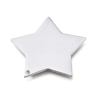 Tarnish Resistant 304 Stainless Steel Pendants STAS-L238-108B-P-1