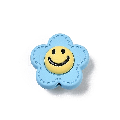 Spray Painted Alloy Beads PALLOY-S038-14A-1