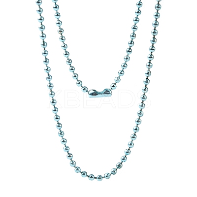Iron Ball Bead Chains CH-E002-2.4mm-Y03A-1