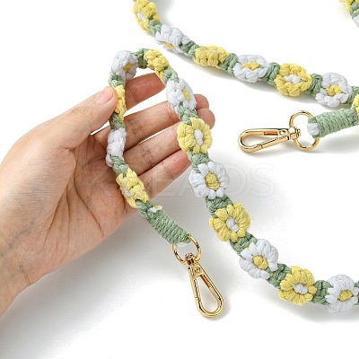 Alloy with Weave Cotton for DIY Keychains AJEW-CJ0001-32A-1