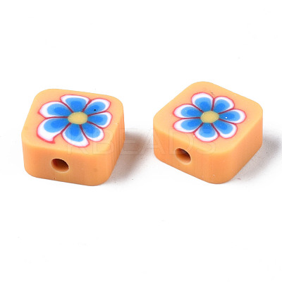 Handmade Polymer Clay Beads CLAY-N008-034F-1