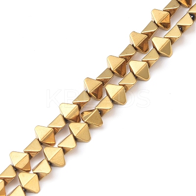 Electroplate Synthetic Non-magnetic Hematite Beads Strands G-F740-03A-1