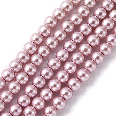 Grade A Glass Pearl Beads X-HY-J001-4mm-HX011-1
