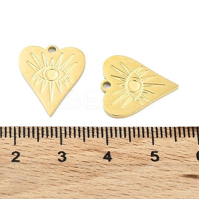 Ion Plating(IP) 316L Surgical Stainless Steel Pendants STAS-D029-04G-1