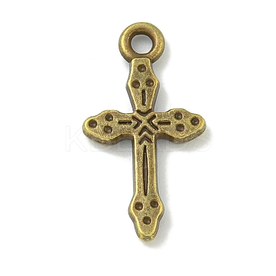 Tibetan Style Alloy Pendants TIBE-I026-6014AB-1