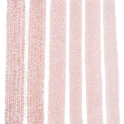 Electroplate Glass Beads Strands X-EGLA-A044-T8mm-B22-1