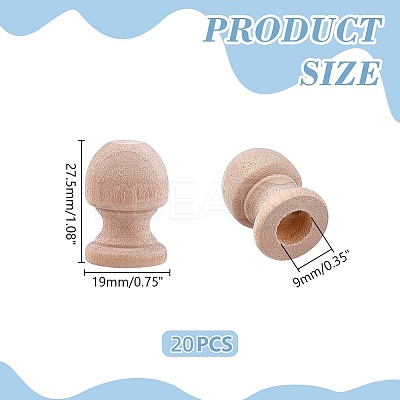 Wood Drawer Knobs HOUS-WH0008-01-1