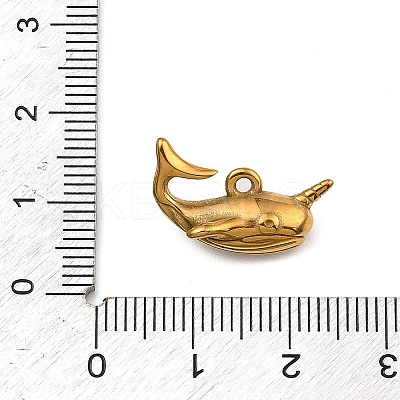 Ocean Theme 304 Stainless Steel Charms LS-STAS-I356-03G-05-1