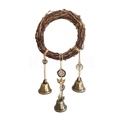 Witch Bell Car Protection Witchcraft Wicca Wind Chime PW-WG12271-02-1
