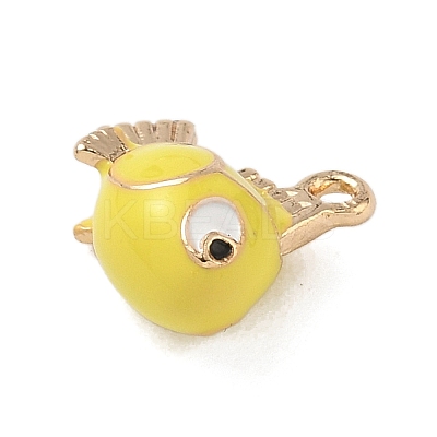 Alloy Enamel Charms ENAM-F156-06G-01-1