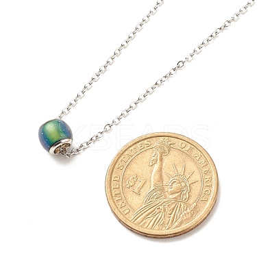 Mood Necklace NJEW-JN03809-1
