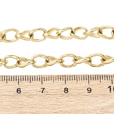 6MM 304 Stainless Steel Cuban Link Chain Necklaces for Women NJEW-B145-01G-1