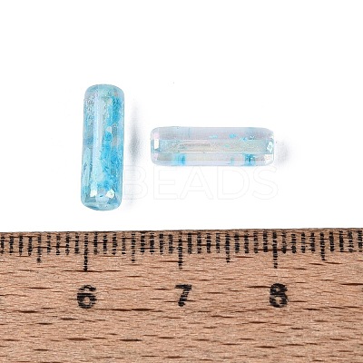 Picasso Transparent Glass Bugle Beads SEED-N010-02A-13-1