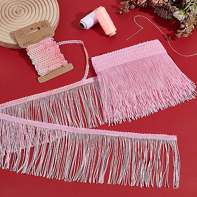 1 Roll Sparkle PET Paillette Lace Ribbon OCOR-GA0002-33-1