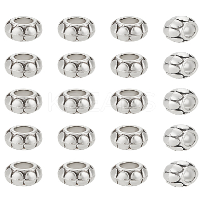 20Pcs Tibetan Style Alloy European Beads FIND-LP0002-05-1