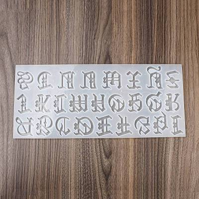 Gothic Style Letter A~Z DIY Silicone Pendant Molds LS-SIMO-H012-04-1