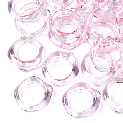 Transparent Resin Finger Rings LS-RJEW-T013-001-E03-1