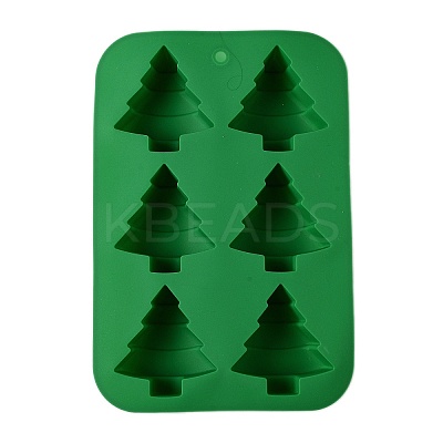Christmas Trees DIY Food Grade Silicone Mold DIY-K075-34-1