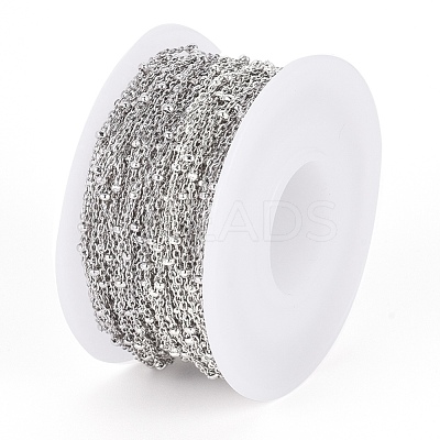 Tarnish Resistant 304 Stainless Steel Cable Chains CHS-I003-V01-A-P-1