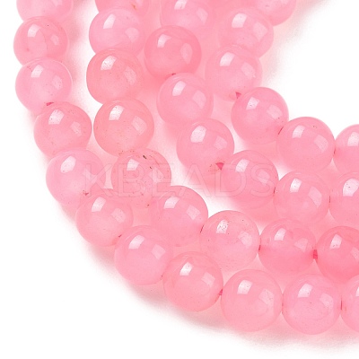 Dyed Natural Malaysia Jade Beads Strands G-G021-02A-28-1