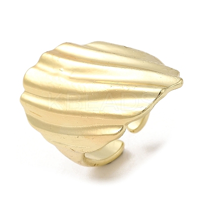 Brass Open Cuff Rings RJEW-Q778-08G-1