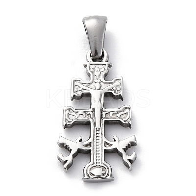304 Stainless Steel Pendants STAS-U043-17P-1