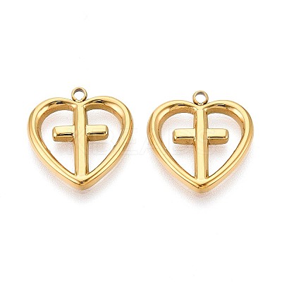 304 Stainless Steel Pendants STAS-N109-199G-1