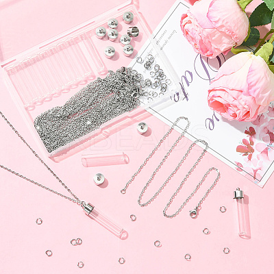 DIY Necklace Making Kits DIY-SC0030-96B-1
