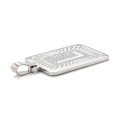 Non-Tarnish 304 Stainless Steel Pendants STAS-K216-48L-P-1