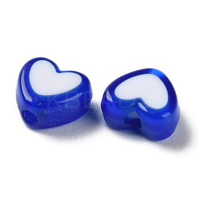Heart Acrylic Beads TACR-S117-04E-1