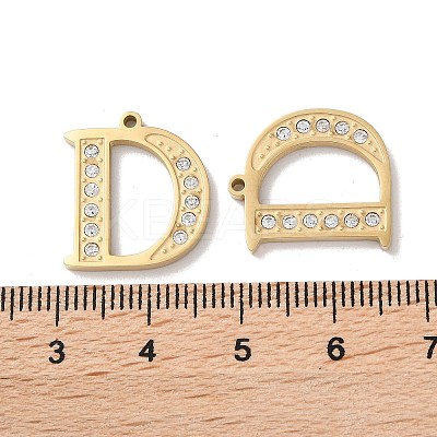 Real 14K Gold Plated 304 Stainless Steel Pendants STAS-L022-157G-D-1