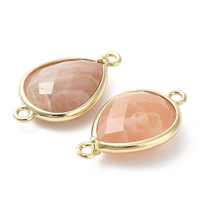 Natural Sunstone Links connectors G-L514-015C-1