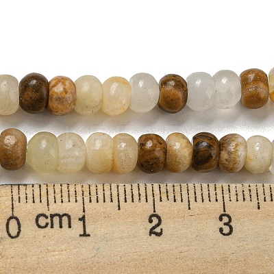 Natural Green Banded Calcite(Afghan Jade) Beads Strands G-H305-A03-01-1
