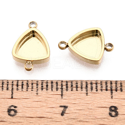 304 Stainless Steel Connector Cabochon Settings STAS-N115-36G-1