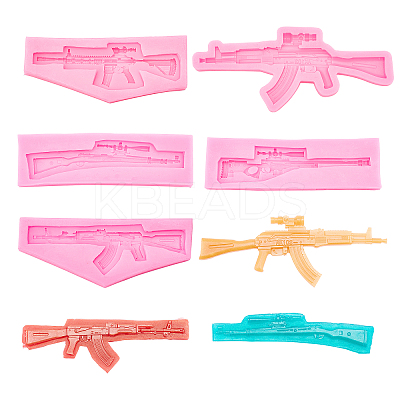 DIY Gun Food Grade Silicone Molds DIY-GF0002-32-1