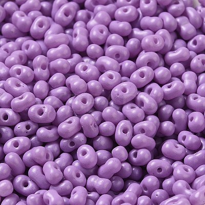 Baking Paint Glass Seed Beads SEED-K009-01B-11-1