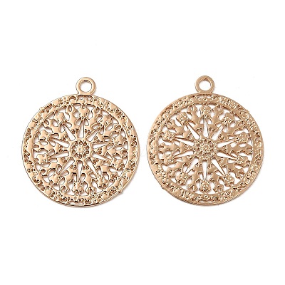 Rack Plating Brass Filigree Pendants KK-Q792-03LG-1