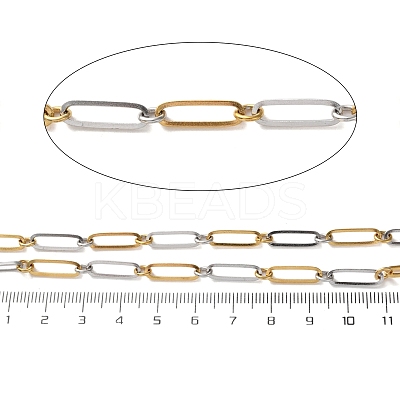 304 Stainless Steel Oval Link Chains CHS-R020-01GP-02-1