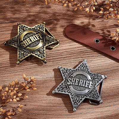 Sheriff store belt buckle