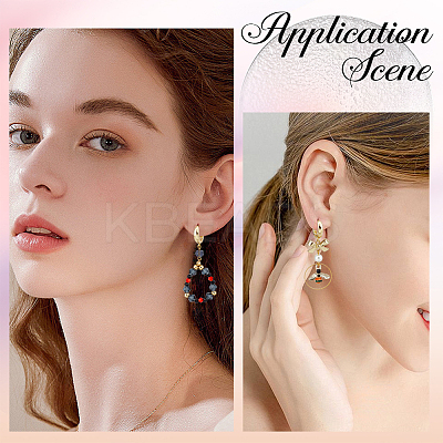 10Pairs Brass Hoop Earrings EJEW-BBC0001-55-1