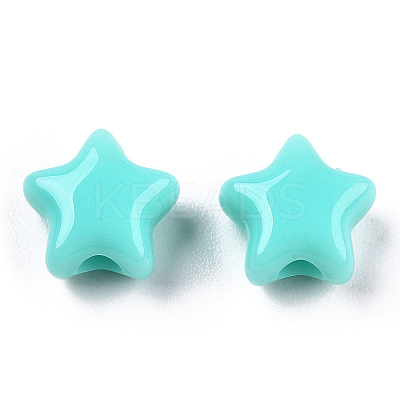 Opaque Acrylic Beads MACR-T047-01-20-1