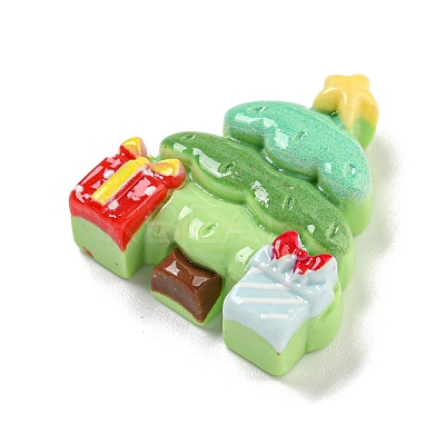 Christmas Opaque Resin Decoden Cabochons RESI-U006-05E-1