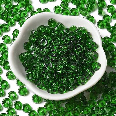 Transparent Colours Glass Seed Beads SEED-E001-T3x6mm-01-1
