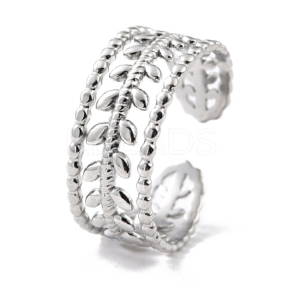 Tarnish Resistant 304 Stainless Steel Finger Rings RJEW-L102-27P-1