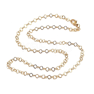 Ion Plating(IP) 304 Stainless Steel Necklaces NJEW-Q335-07B-G-1