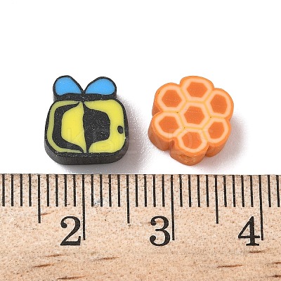 Handmade Polymer Clay Beads CLAY-P005-07-1